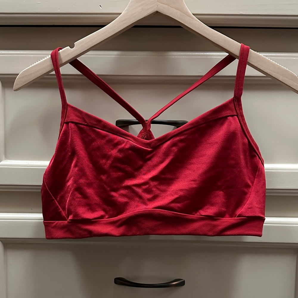Athleta Red Vital Sports Bra